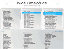 Tablet Screenshot of nicetimeonice.com